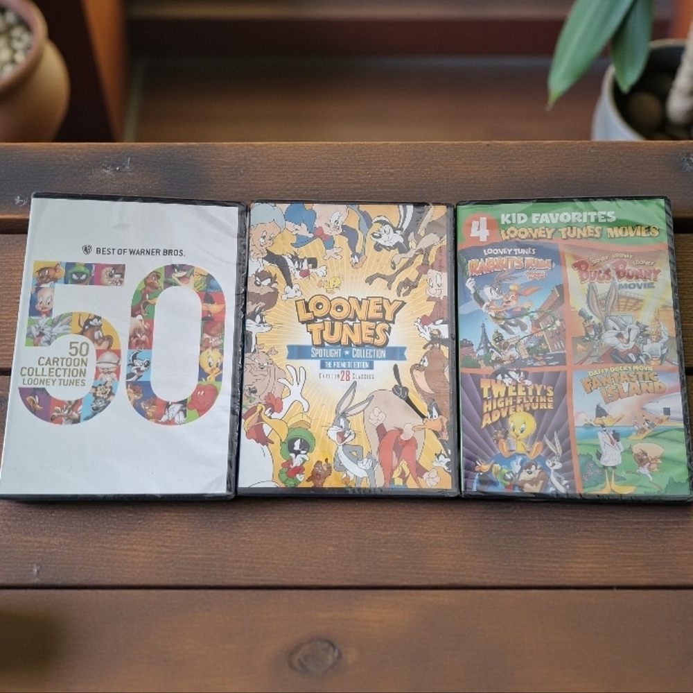 New LOONY TUNES 3 DVDs Collection